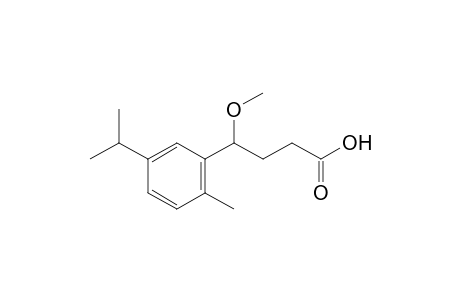 4-(5-Isopropyl-o-tolyl)-4-methoxybutyric acid