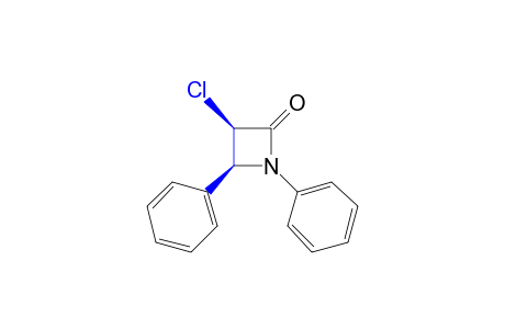 cis-3-Chloro-1,4-diphenyl-2-azetidinone