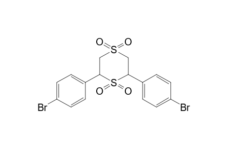 2,6-bis(p-bromophenyl)-p-dithiane, 1,1,4,4-tetraoxide