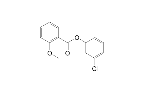 2-Methoxybenzoic acid, 3-chlorophenyl ester