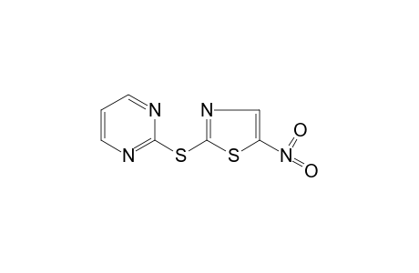 2-[(5-nitro-2-thiazolyl)thio]pyrimidine