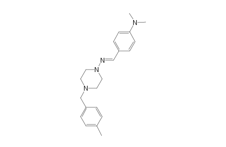 N-{(E)-[4-(dimethylamino)phenyl]methylidene}-4-(4-methylbenzyl)-1-piperazinamine