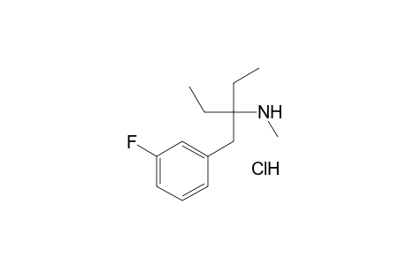 alpha,alpha-diethyl-m-fluoro-N-methylphenethylamine, hydrochloride