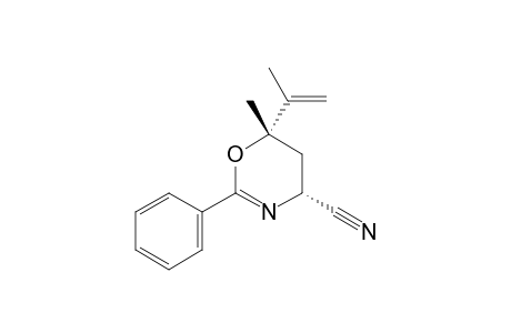 4-CYANO-5,6-DIHYDRO-TRANS-6-METHYL-6-(1-METHYLVINYL)-2-PHENYL-4H-OXAZINE