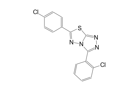 3-(2-chlorophenyl)-6-(4-chlorophenyl)[1,2,4]triazolo[3,4-b][1,3,4]thiadiazole