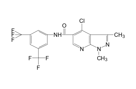 4-CHLORO-1,3-DIMETHYL-alpha,alpha,alpha,alpha',alpha',alpha'-HEXAFLUORO-1H-PYRAZOLO[3,4-b]PYRIDINE-5-CARBOXY-3',5'-XYLIDIDE