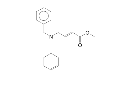 4-Amino-2-butenoic acid, N-benzyl-N-[1-methyl-1-(4-methylcyclohex-3-enyl)ethyl]-, methyl ester