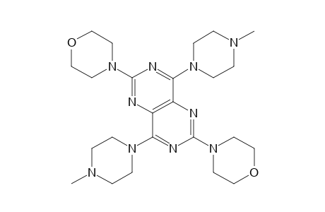 4,8-BIS(4-METHYL-1-PIPERAZINYL)-2,6-DIMORPHOLINOPYRIMIDO[5,4-d]PYRIMIDINE