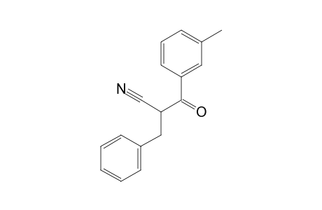 2-benzyl-3-(3-methylphenyl)-3-oxopropanenitrile