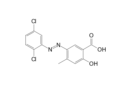 5-[(2,5-dichlorophenyl)azo]-2,4-cresotic acid