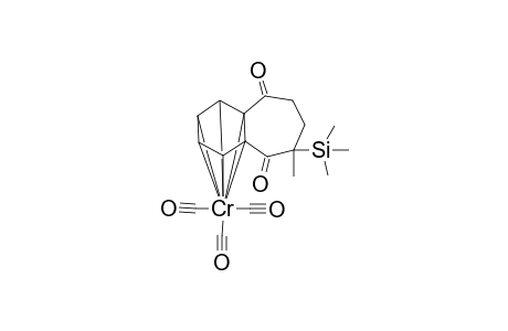 Tricarbonyl-{.eta.(6)-6-methyl-6-(trimethylsilyl)-6H-benzocycloheptene-5,9-dione}chromium ( 0 )