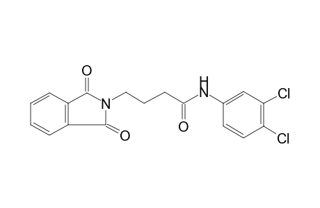 N-(3,4-dichlorophenyl)-4-(1,3-dioxo-1,3-dihydro-2H-isoindol-2-yl)butanamide