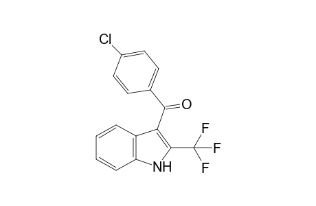 (4-chlorophenyl)(2-(trifluoromethyl)-1H-indol-3-yl)methanone