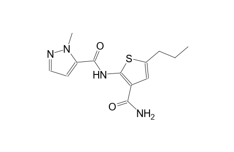 N-[3-(aminocarbonyl)-5-propyl-2-thienyl]-1-methyl-1H-pyrazole-5-carboxamide