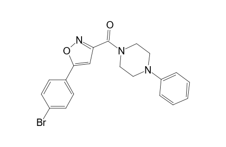 [5-(4-Bromophenyl)-1,2-oxazol-3-yl](4-phenylpiperazin-1-yl)methanone