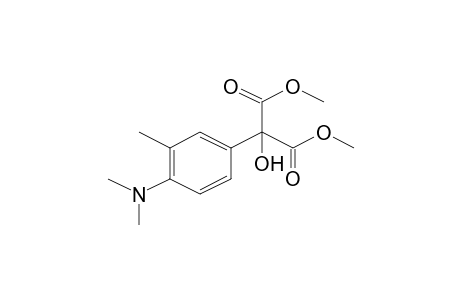 Malonic acid, 2-hydroxy-2-(4-dimethylamino-3-methylphenyl)-, dimethyl ester