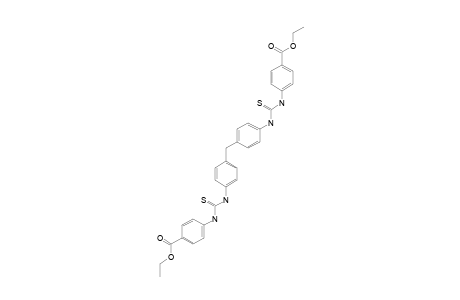 4,4'-methylenebis(3-p-phenylene-2-thioureido)benzoic acid, diethyl ester