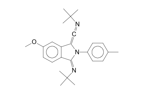 2-PROPANAMINE, N-[[3-[(1,1-DIMETHYLETHYL)IMINO]-2,3-DIHYDRO-6-METHOXY-2-(4-METHYLPHENYL)-1H-ISOINDOL-1-YLIDENE]METHYLENE]-2-METHYL-