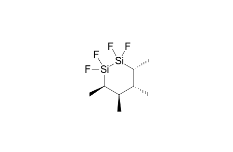 AX,EQU,AX,EQU-1,1,2,2-TETRAFLUORO-3,4,5,6-TETRAMETHYL-1,2-DISILACYCLOHEXANE