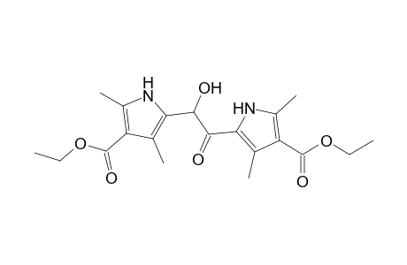 1H-Pyrrole-3-carboxylic acid, 5,5'-(1-hydroxy-2-oxo-1,2-ethanediyl)bis[2,4-dimethyl-, diethyl ester