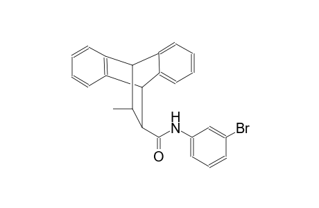 N-(3-bromophenyl)-11-methyl-9,10-dihydro-9,10-ethanoanthracene-12-carboxamide