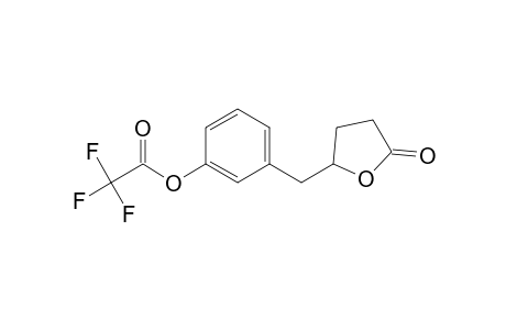 2-(3-(trifluoroacetoxy)benzyl)tetrahydrofuran-5-one