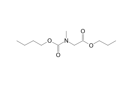 Glycine, N-methyl-N-butoxycarbonyl-, propyl ester