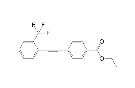 Ethyl 4-((2-(trifluoromethyl)phenyl)ethynyl)benzoate