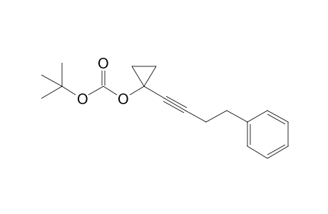 tert-Butyl 1-(4-phenylbut-1-ynyl)cyclopropyl carbonate