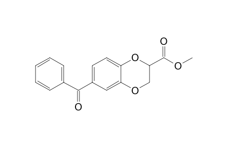 6-Benzoyl-2,3-dihydro-1,4-benzodioxin-2-carboxylic acid methyl ester