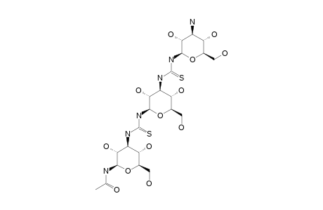 #35;N-ACETYL-3-DEOXY-3-[N'-[3-DEOXY-3-[N'-(3-AMINO-3-DEOXY-BETA-D-GLUCOPYRANOSYL)-THIOUREIDO]-BETA-D-GLUCOPYRANOSYL]-THIOUREIDO]-BETA-D-GLUCOPYRANOSYLAM