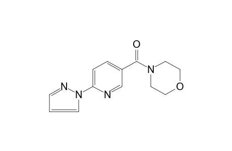 4-[6-(PYRAZOL-1-YL)NICOTINOYL]MORPHOLINE