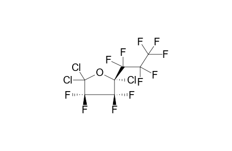 2,5,5-TRICHLORO-2-HEPTAFLUOROPROPYL-3,3,4,4-TETRAFLUOROOXOLANE