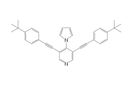 3,5-Bis((4-tert-butylphenyl)ethynyl)-4-(1H-pyrrol-1-yl)pyridine