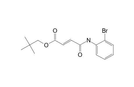 Fumaric acid, monoamide, N-(2-bromophenyl)-, neopentyl ester