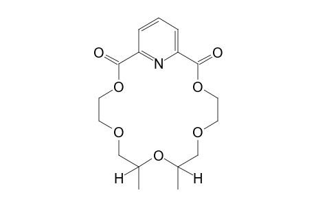 8,10-dimethyl-3,6,9,12,15-pentaoxa-21-azabicyclo[15.3.1]heneicosa-1-(21),17,19-triene-2,16-dione