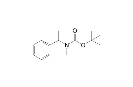 N-methyl-N-(1-phenylethyl)carbamic acid tert-butyl ester