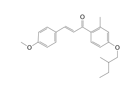 4'-(2-Methylbutyl)oxy-4-methoxy-2'-methylchalcone (isomer 1)