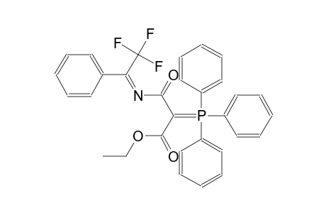 ethyl 3-oxo-3-{[(Z)-2,2,2-trifluoro-1-phenylethylidene]amino}-2-(triphenylphosphoranylidene)propanoate