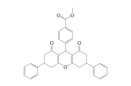 Methyl 4-(1,2,3,4,5,6,7,8-octahydro-3,6-diphenyl-1,8-dioxoxanthen-9-yl)benzoate