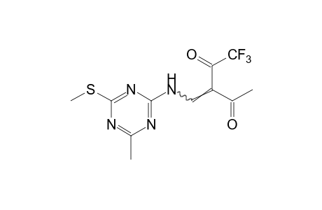 3-{{[4-methyl-6-(methylthio)-s-triazin-2-yl]amino}methylene}-1,1,1-trifluoro-2,4-pentanedione