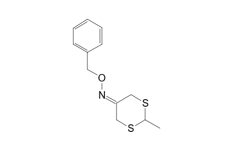2-methyl-m-dithian-5-one, O-benzyloxime