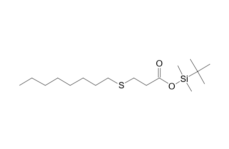 3-(Octylsulfanyl)propanoic acid, tert-butyldimethylsilyl ester