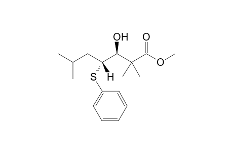 (3S,4R)-3-hydroxy-2,2,6-trimethyl-4-(phenylthio)enanthic acid methyl ester