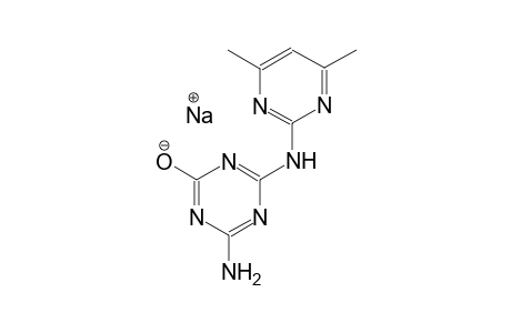 sodium 4-[(4,6-dimethylpyrimidin-2-yl)methyl]-6-methyl-1,3,5-triazin-2-olate