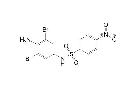 Benzenesulfonamide, N-(4-amino-3,5-dibromophenyl)-4-nitro-