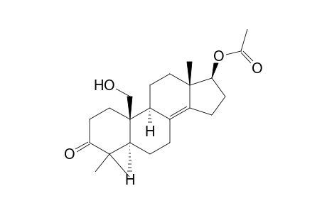 Androst-8(14)-en-3-one, 17-(acetyloxy)-19-hydroxy-4,4-dimethyl-, (5.alpha.,17.beta.)-