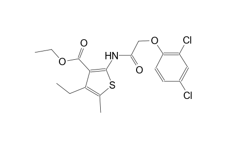 ethyl 2-{[(2,4-dichlorophenoxy)acetyl]amino}-4-ethyl-5-methyl-3-thiophenecarboxylate