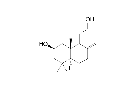 13,14,15,16-tetranorlabdan-8(17)-ene-2.beta.,12-diol