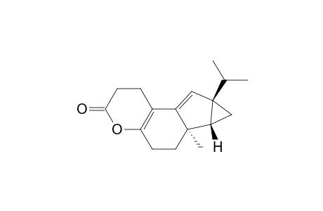 3H-Cycloprop[1,2]indeno[5,4-b]pyran-3-one, 1,2,5,6,6a,6b,7,7a-octahydro-6a-methyl-7a-(1-methylethyl)-, [6aR-(6a.alpha.,6b.beta.,7a.beta.)]-